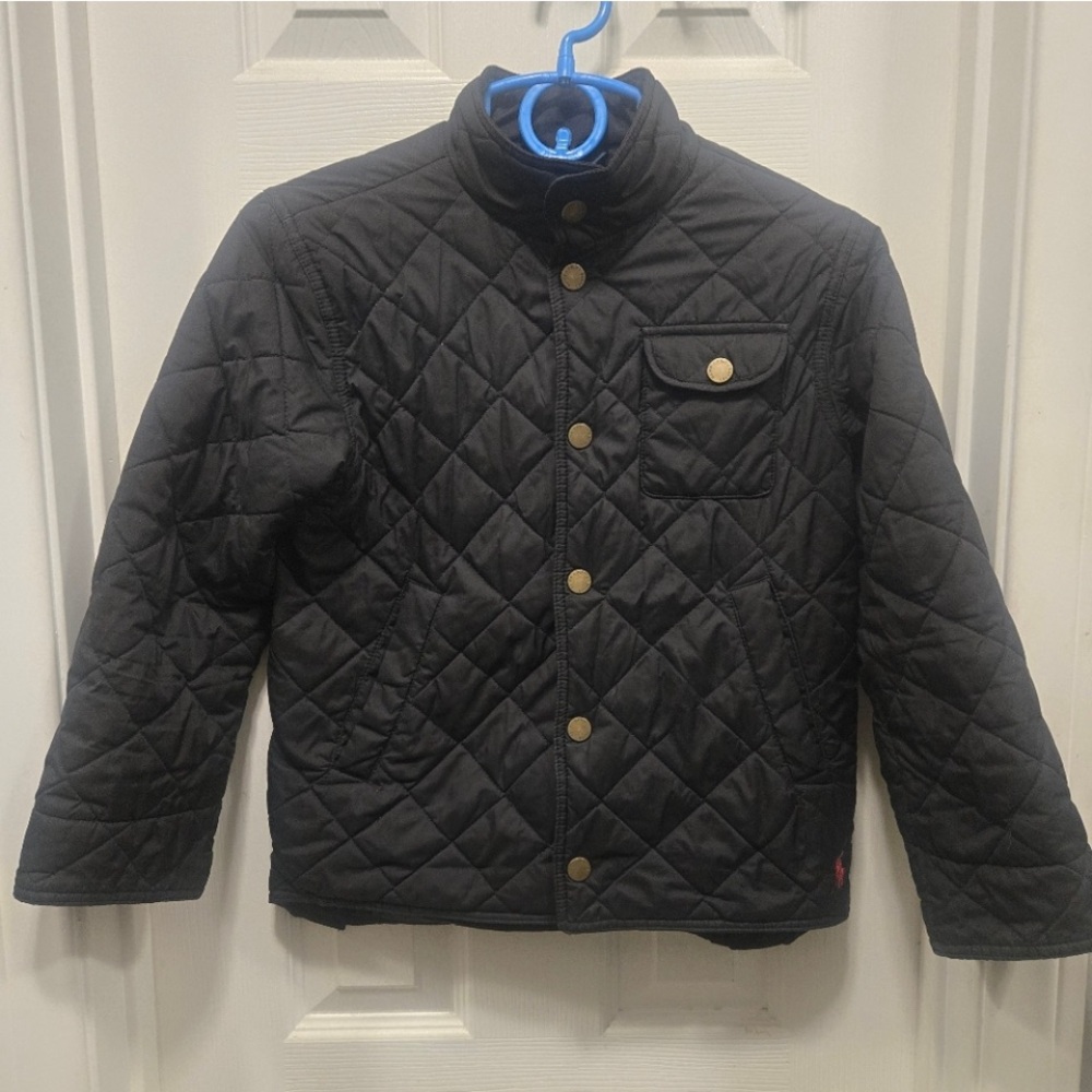RARE* Kids Polo Ralph Lauren Black Quilted Jacket - European exclusive